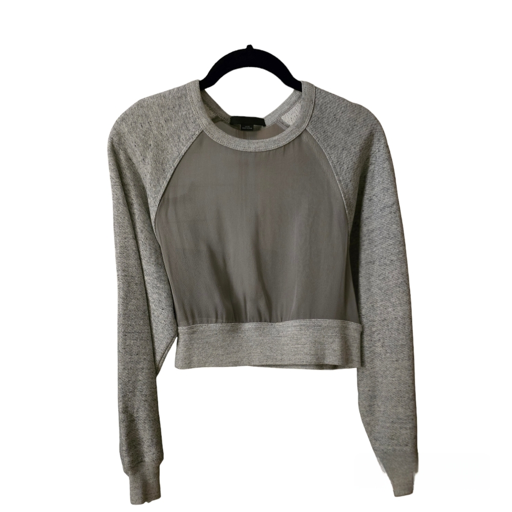 Alexander Wang Cropped Raglan Sweatshirt